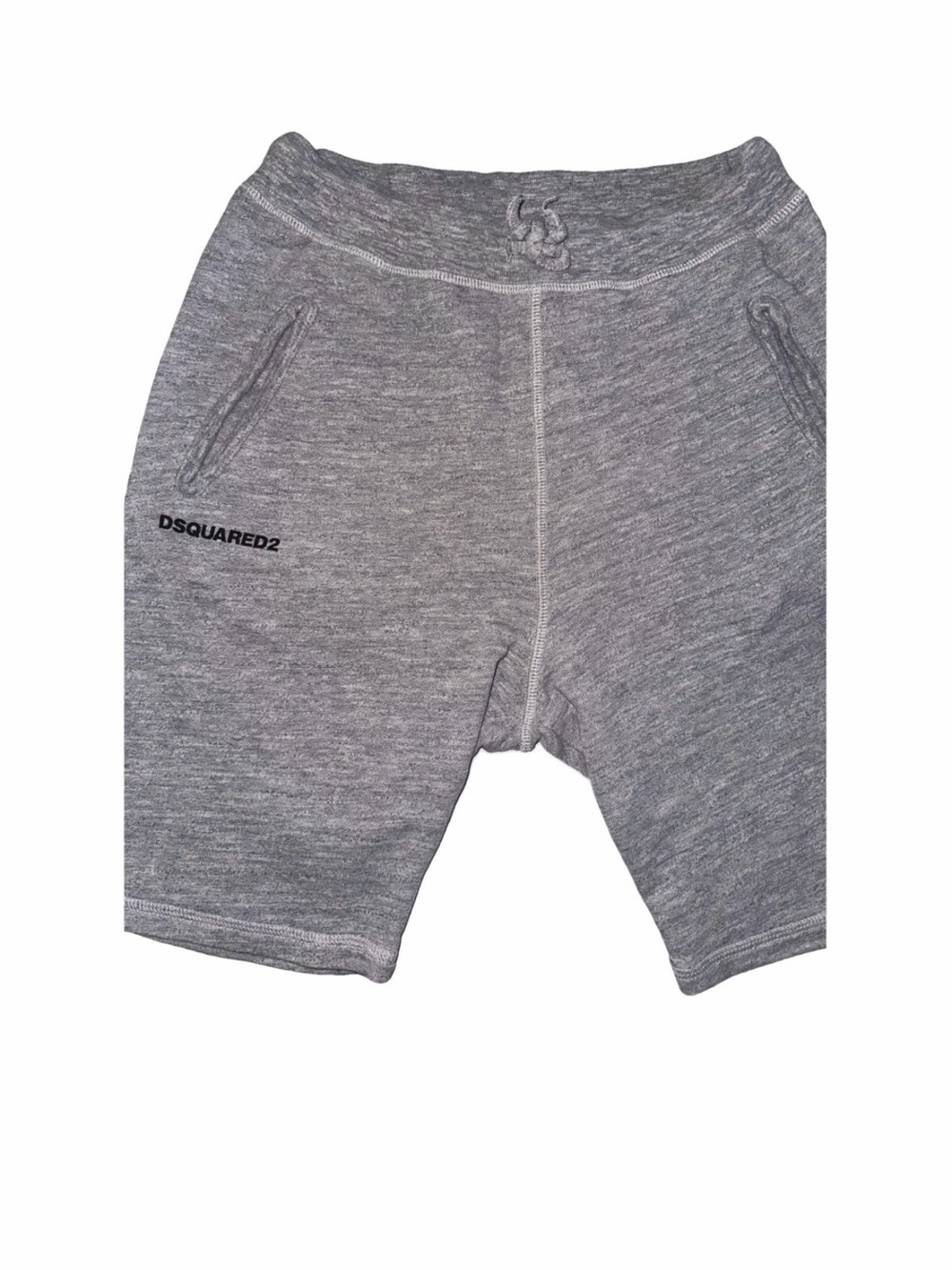DSQUARED2 Kids Heather Gray Drawstring Knit Shorts